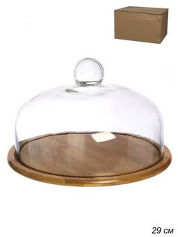 Блюдо с крышкой 29 см / CF266 /уп 8/ - ГалеонТрейд фото 2