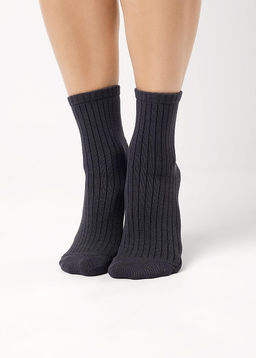 CLE Носки жен.Д2222 блеск вискоза чёрный - Clever wear фото 2