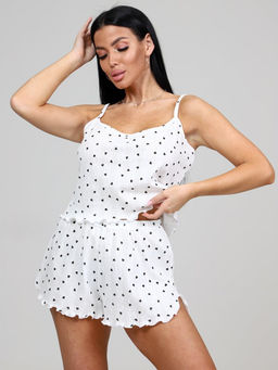 732 ПИЖАМА ЖЕНСКАЯ (топ) (Белый) - А-дина фото 2