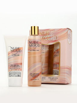 Подарочный набор NUDE MOOD, гель для душа 250 мл и крем для тела 200 мл, аромат ягод, URAL LAB  фото 2