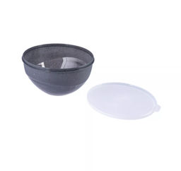 Миска 3л с крышкой Granite серый - Полимербыт фото 3