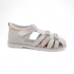 Сандалии 1052-1-1 бежевые - Леопард фото 2