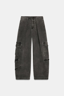 ZW COLLECTION BALLOON CARGO TROUSERS - Zara фото 2