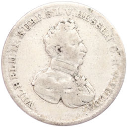 Монета 1/3 талера 1826 года Курфюршество Гессен-Кассель