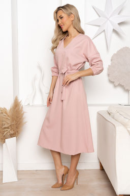 Платье Open Style 6642 пудрово-розовый