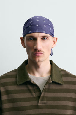 BANDANA ESTAMPADO PAISLEY / Azul