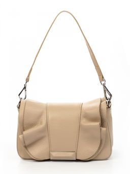 LACCOMA сумка АУ4497-бежевый натуральная кожа хлопок