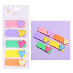 Набор заколок для волос "Сердечки" в пакете
