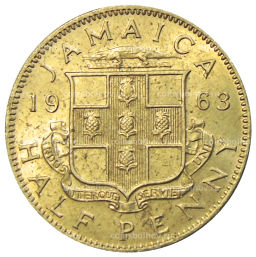 1/2 пенни 1963 года Ямайка