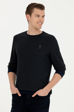 U. S. Polo Assn / Мужской темно-синий свитшот - U.s. polo assn фото 3