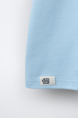 CAMISETA LISA INTERLOCK / Azul claro