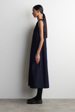 VESTIDO VAQUERO MIDI CORTE EVAS? - H&m фото 7