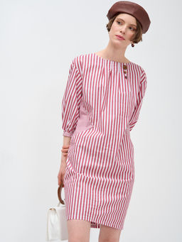 Платье с декоративными паговицами OD-272-2