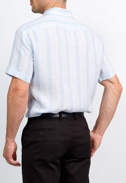 Сорочка мужская короткий рукав GREG 121/101/L/Z/1  фото 2