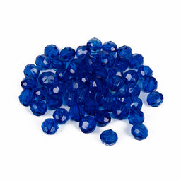 Бусина Zlatka акрил ABR-1 10 мм 25 г 111 синий