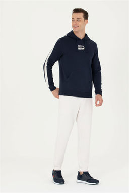 U. S. Polo Assn Мужская темно-синяя толстовка с капюшоном - U.s. polo assn фото 4