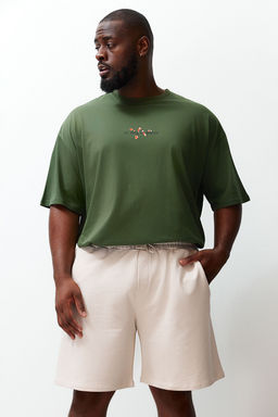 TRENDYOL MAN Buyuk Beden Siyah Regular/Normal Kesim Rahat %100 Pamuklu Basic Sort TMNSS24AP00001 - Trendyolmilla фото 12