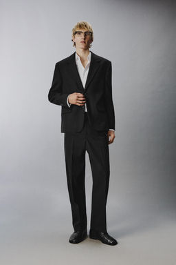 BLAZER TRAJE 100% LANA / Negro