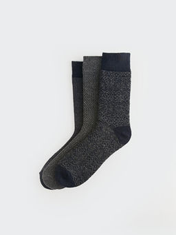 Desenli Erkek Soket ?orap 3l? - Waikiki фото 2