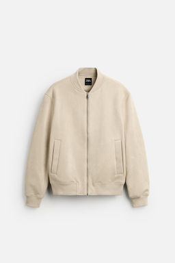FAUX SUEDE BOMBER JACKET - Zara фото 25