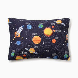 Наволочка Этель Млечный путь 50х70 см, 100% хлопок, бязь  фото 3