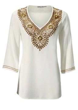 Туника, белая - Ashley brooke фото 2