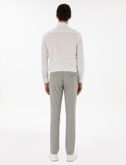 Haki Slim Fit Kanvas Pantolon - Pierre cardin фото 4