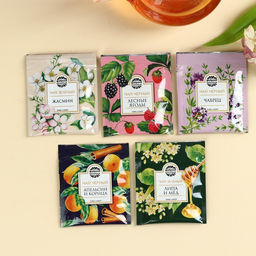 Чай в пакетиках Любимой бабушке в коробке, 9 г (5 шт. х 1,8 г). - Фабрика счастья фото 2