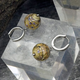 Серьги из муранского стекла