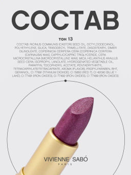 Vivienne Sabo Губная помада Nude Createur тон 13 сияющий сливовый  фото 12