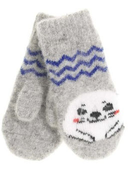 Варежки детские круговые Морской котик 0519-1 - Рассказовские варежки фото 3