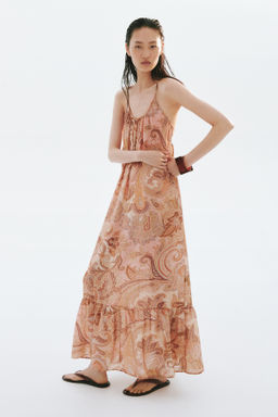 Vestido evas? con tiras de anudar - H&m фото 4