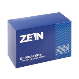 Держатель для душевой лейки ZEIN Z104, регулируемый, самоклеющейся, черный