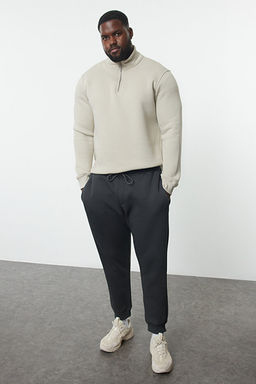 Antrasit Regular/Normal Kesim Basic B_y_k Beden E_ofman Alt_ TMNAW25AJ00000 - Trendyolmilla фото 2