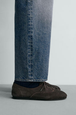 VIBRAM® SOLE LEATHER SHOES AARON LEVINE X ZARA