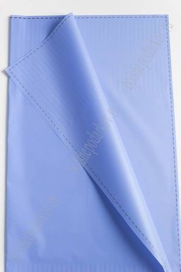 Пленка матовая для цветов с кантом "Строчка" 58*58 см (20 шт) SF-2356, темно-голубой