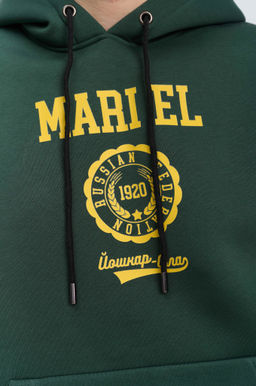 Худи мужское с капюшоном "MARI EL" малахит