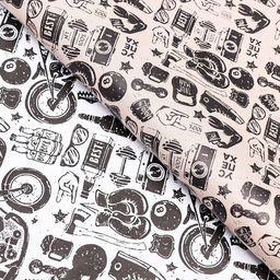 Цена за 10 шт. Бумага упаковочная, глянцевая Ты круче всех, двусторонняя, 50 х 70 см - UPAK LAND фото 3