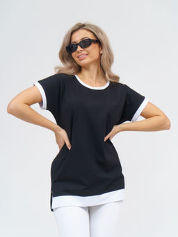 863 Футболка "Чёрный"