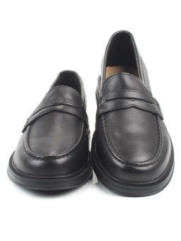 03-DYL144-1 BLACK Лоферы женские (натуральная кожа)