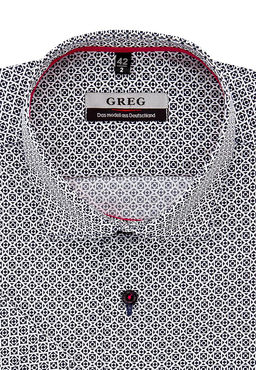 Сорочка мужская короткий рукав GREG 213/109/931/ZS/1