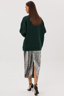 Джемпер Lars Style 1119/1 темный изумруд