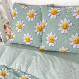 Постельное бельё Смайл (бязь премиум) 1,5 сп./Пододеяльник: 1 шт. - 215*143; Простыня: 1 шт. - 220*150; Наволочка: 2 шт. - 70*70; Премиум - Артпостель фото 2