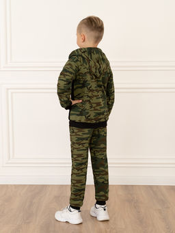 Костюм детский хакичерный принт джойстик