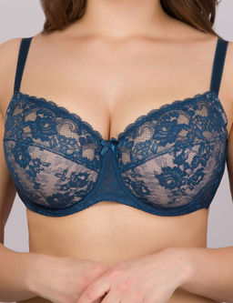 Бюстгальтер Milavitsa 116180/C26 синий топаз/ нюд