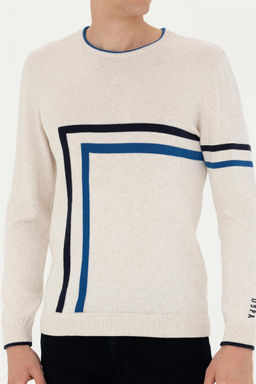 Мужской свитер из каменного меланжа - U.s. polo assn фото 6