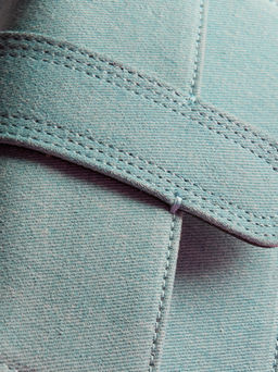 Женская сумка с ручками из денима TENDANCE Артикул 4248264, светло-голубой  фото 3