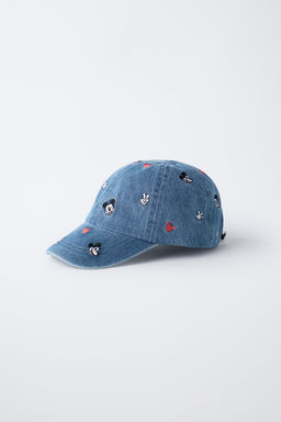 GORRA DENIM BORDADOS MICKEY MOUSE  DISNEY / Azul - Zara фото 2