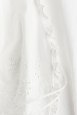Blusa de algod?n con bordado ingl?s - H&m фото 2