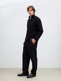 Dik Yaka Erkek Triko Kazak